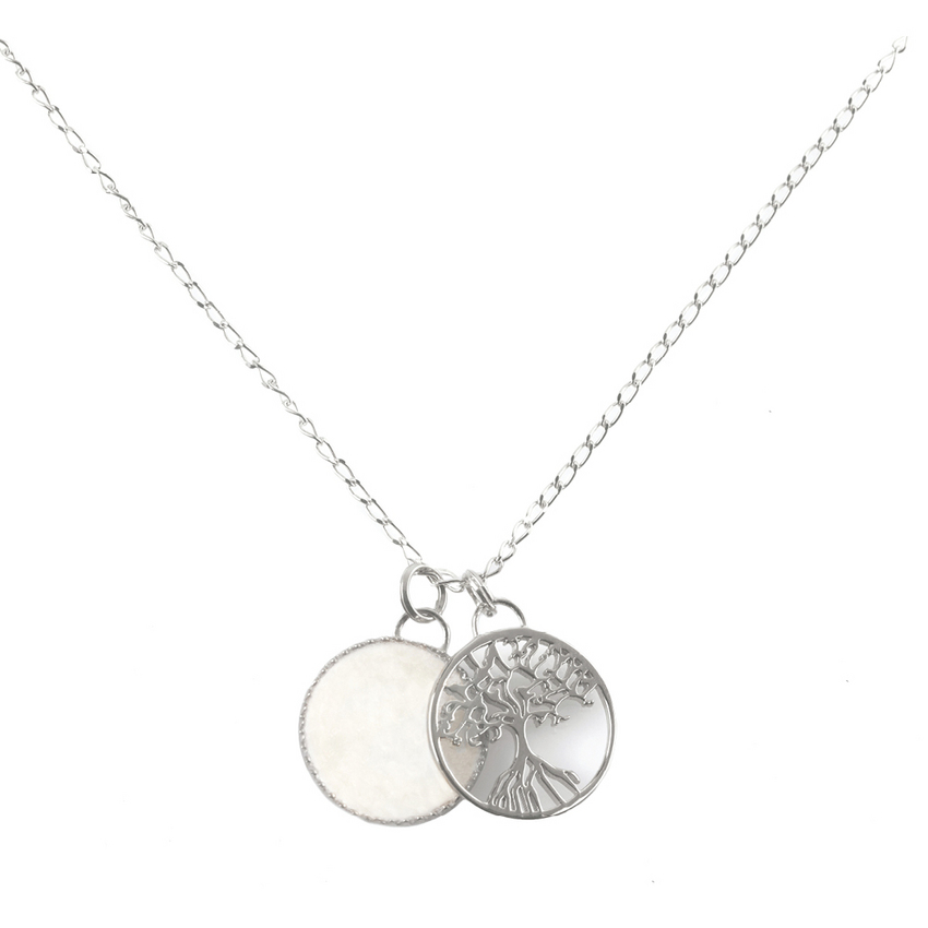 Pendentif rond Arbre de vie  