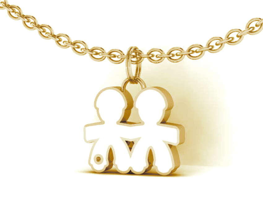 Pendentif jumeaux  