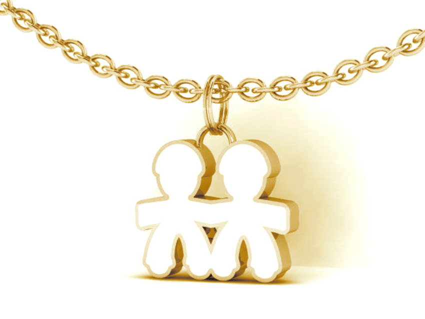 Pendentif jumeaux  